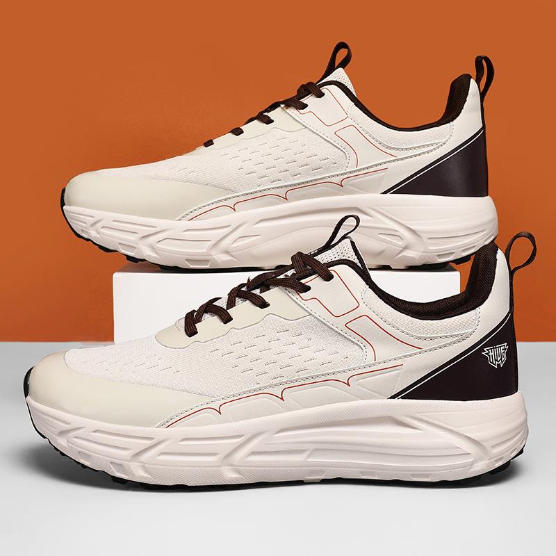 

TUINANLE Men s Running Shoes - Trendy, Heightening, Wear-Resistant for Spring & Autumn Women Walking Sneakers 47 бежевый