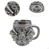 Engine Coffee Mug Car Model Heat Resistant Creative Reusable Drink Cup with Handle for