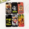 One Luffy Pieces Silicone Phone Cover for Apple iPhone 17 Air 12 13 Pro Max Mini ProMax 7 + 8 Plus Soft Case