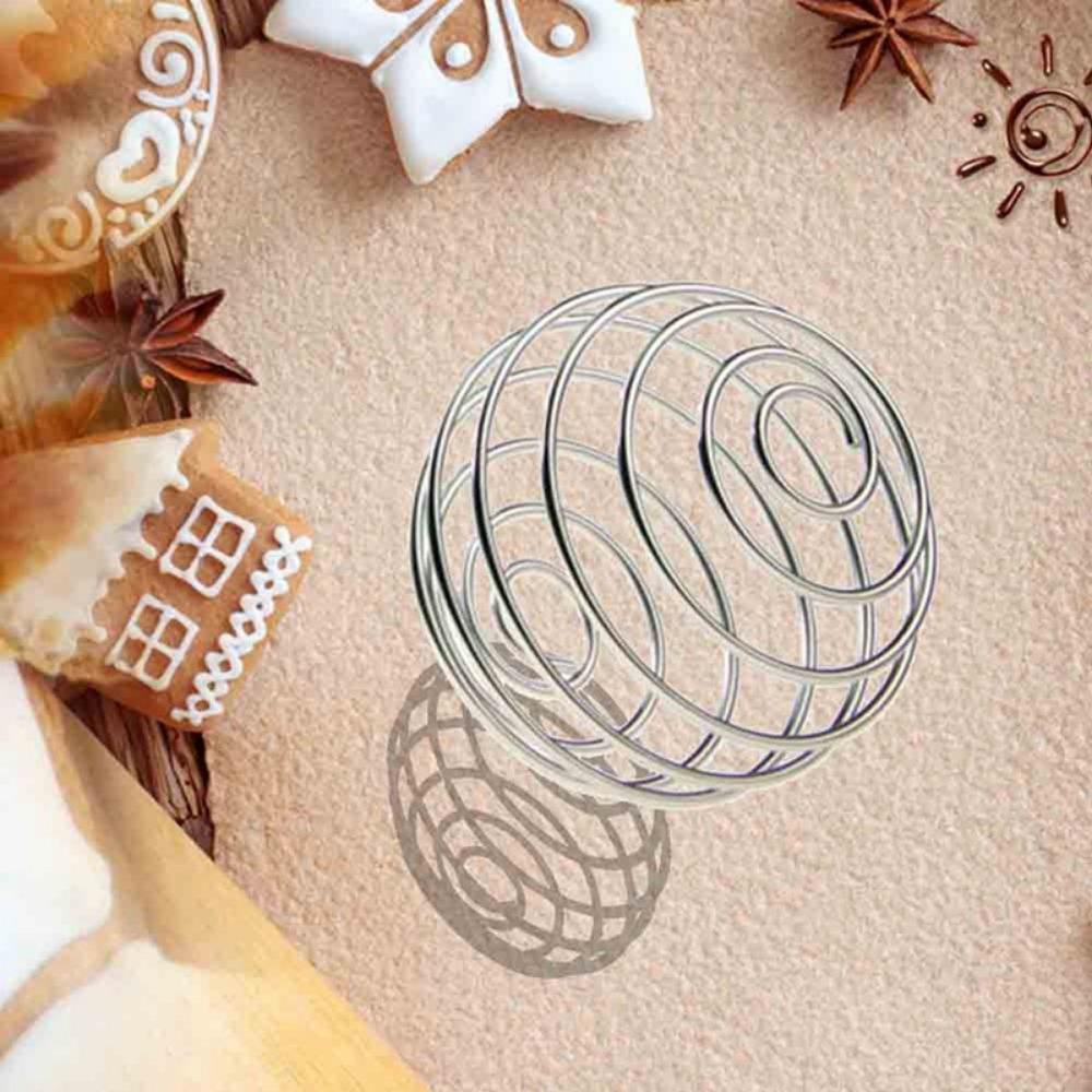 1pc Stainless Steel Stirring Ball, Spring Whisk Ball Kitchen Tools Shaker Ball