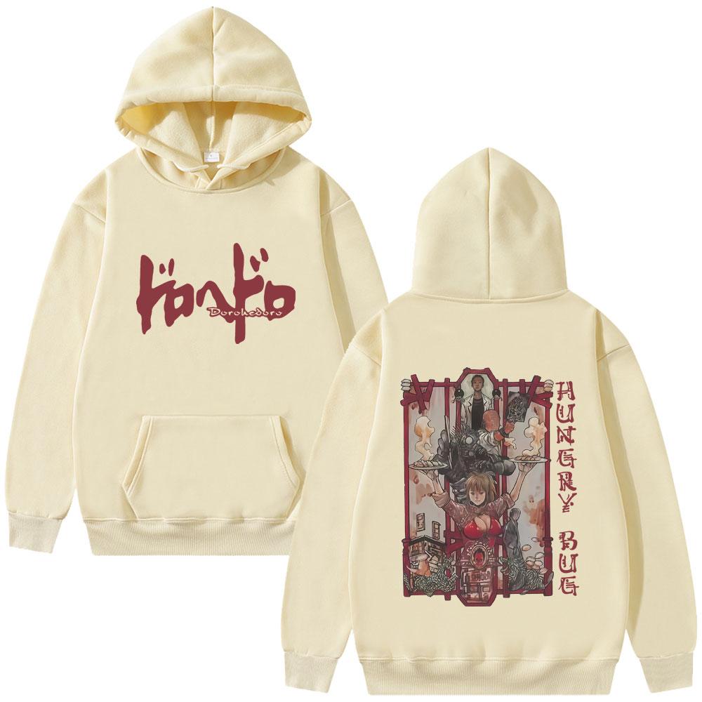 Anime Dorohedoro Grafická mikina Kaiman Merch Mikina s kapucí Pánská Dámská Gotická Manga Rock Streetwear Unisex Oversized mikiny