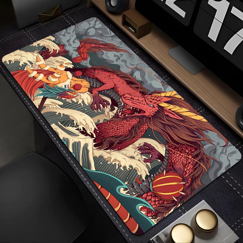Mouse Pad Computer Office Game Table Mats Rubber Anti-slip Gaming Keyboard Pad Space Galaxy Cool Dragon Mousepads Long Desk Mats