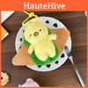 Plush Animal Pancake Toy Capybara Doll Keychain Backpack Pendant Holiday Gift