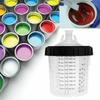 600 Ml (22 Oz)Disposable Paint Cup H/O With Quick-Release Connection For Spray Gun