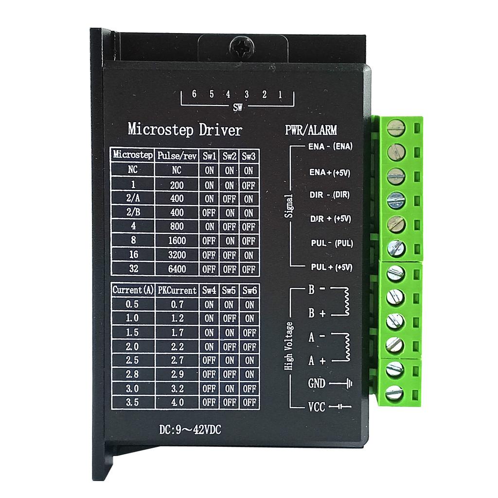 TB6600 Stepper Motor Driver 4A 9-42V Micro-Step CNC DC Controller Single Axis