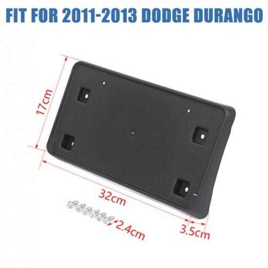 Накладка на передний номерной знак для Dodge Durango 2011-2013 годов выпуска, черная.