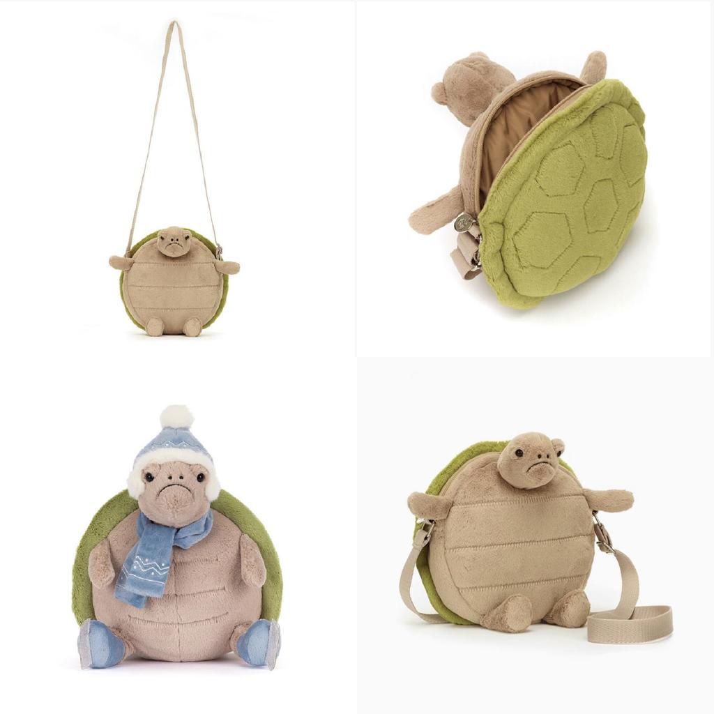 Timi Turtle Plush Crossbody Bag Made Of Short Pile Plush For Teens Collectors