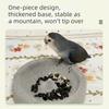 Wear-resistant Parrot Paw Grinding Bowl Anti-Spill Guinea Pigs Food Dish  Cage Accessories