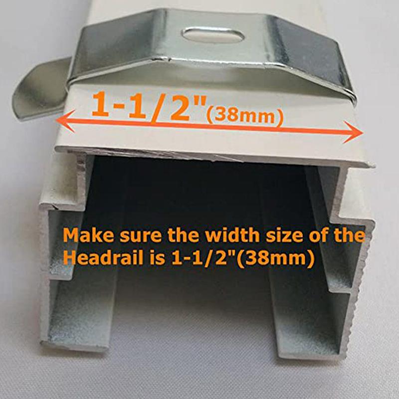 1/2Pcs 3Inch Vertical Blind Bracket Clips Metal Roller Shutter Pull Curtain Fixing Mounting Holder Accessories