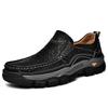 Genuine Leather Classic Men Casual Shoes Outdoor Men Shoes Quality Men Dad Shoes Moccasins Slip On Bussiness Footwear Male