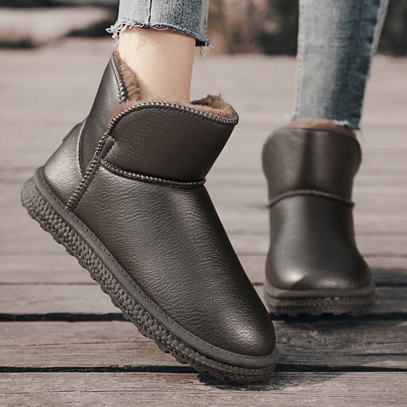 Ležérní tenisky Mokasíny Kotníkové boty Sportovní a volnočasové boty Zimní Muži Sportovní boty na platformě Sněhule s kulatou špičkou Protiskluzové Novinka