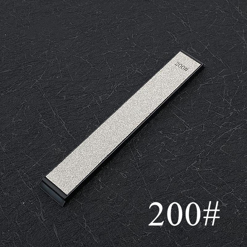 Sistema di affilatura per coltelli da cucina con pietra diamantata 3000# Affilacoltelli professionale ad angolo fisso Strumento ausiliario Pietra per affilare domestica