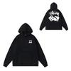 Mens Oversized Hooded Sweatshirt With Letter Print Heavyweight Cotton Winter Streetwear Style