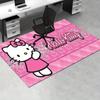 1pc Sanrio Hello Kitty Mermaid Printed Office Carpet Rectangle Rug Under The Table,Perfect Room Decor for Living Room, Bedroom, Kitchen, Non-slip Floo
