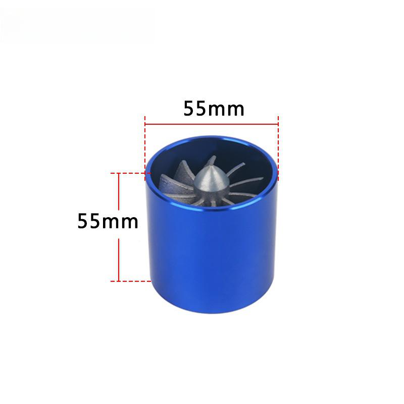 55mm Car Intake Vortex Impeller Fan with Single-Sided Mesh Turbine