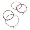 4pcs Bass Strings 4 String Metal Replaceable Decorative Practical Guitar Strings Replacement for