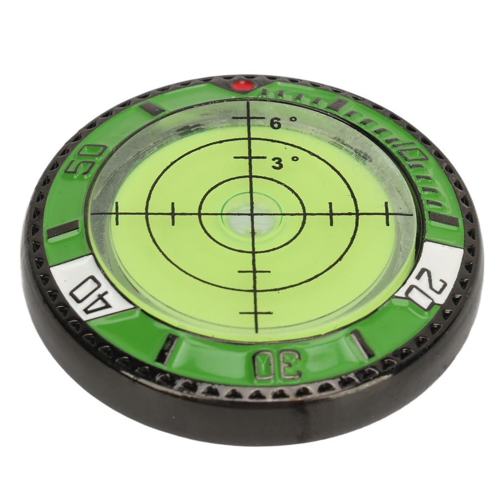 Golf Green Reader Dual Side Putting Aid Ball Marker with Bubble Level Accurate Portable Golf Accessory for Sports