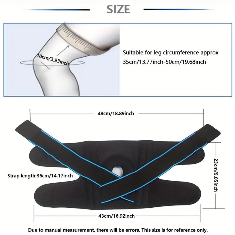 Sports Spring Support Strips, Outdoor Running Fitness Mountaineering Knee Pads, Straps, Double Pressurized Knee Pads