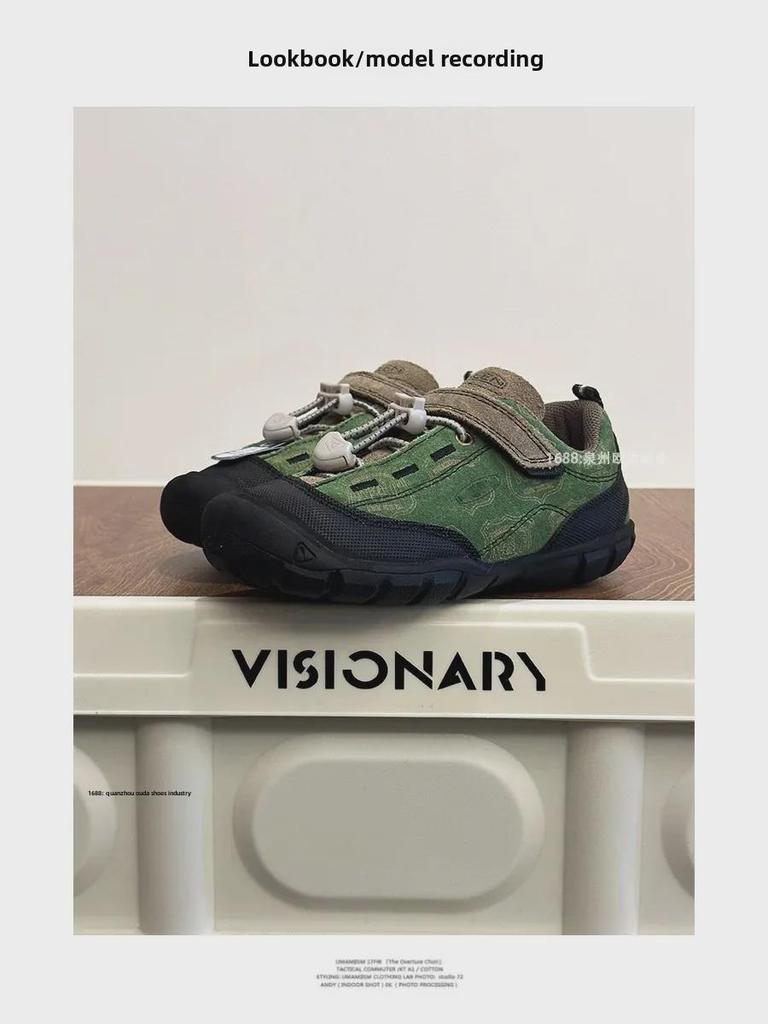 Jasper Dětské jarní outdoorové semišové turistické boty