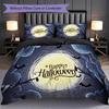 1PC Halloween theme pattern Bedding Quilt Set Quilt Cover Pillowcase Home Decoration Birthday Gift (1 * duvet cover + 2 * pillowcase, without core)