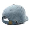 Nuovi Berretti da Baseball in Denim Lavato Ricamati con Lettere Unisex per Primavera e Autunno, Regolabili, Casual, Cappello Parasole