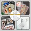 A6 Sticker Album for Girls, Transparent 6-Ring Binder with Removable Clear Pages, Large Capacity Mini Sticker Book Refill Sheets, PP Material