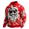 Men's Casual Long Sleeve Full-Zip Sweatshirt with Stand Collar Athletic Top
