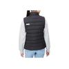 Puma Solid Color Logo Zip Stand Collar Short Vest Women vest Black 672276-01
