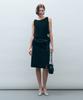 MONGDOL Side Slit Knit Sleeveless Black Mdkt109Black