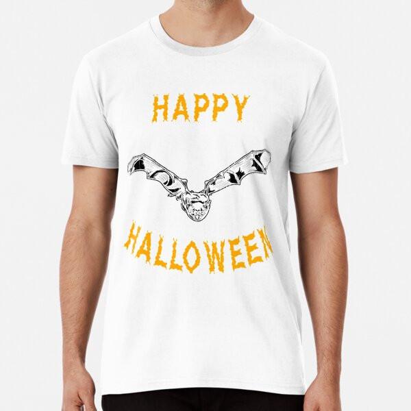 Bat Happy Halloween Holiday T Shirt T-Shirt S-5XL Best T-Shirt