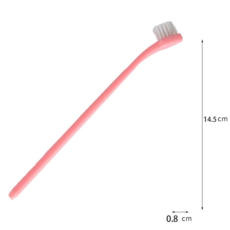 Round Head Pet Toothbrush with Soft Bristles for Cats and Dogs
