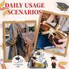 20pcs Zinc Alloy Keychains Graduate Key Rings with Bag Graduation Souvenirs For Educators Students Nurses Boys Girls