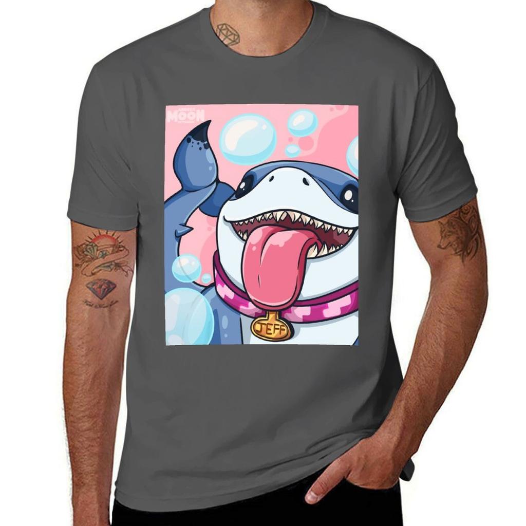 Jeff The Land Shark Tshirt Plus Size Quick Dry Sports Tee