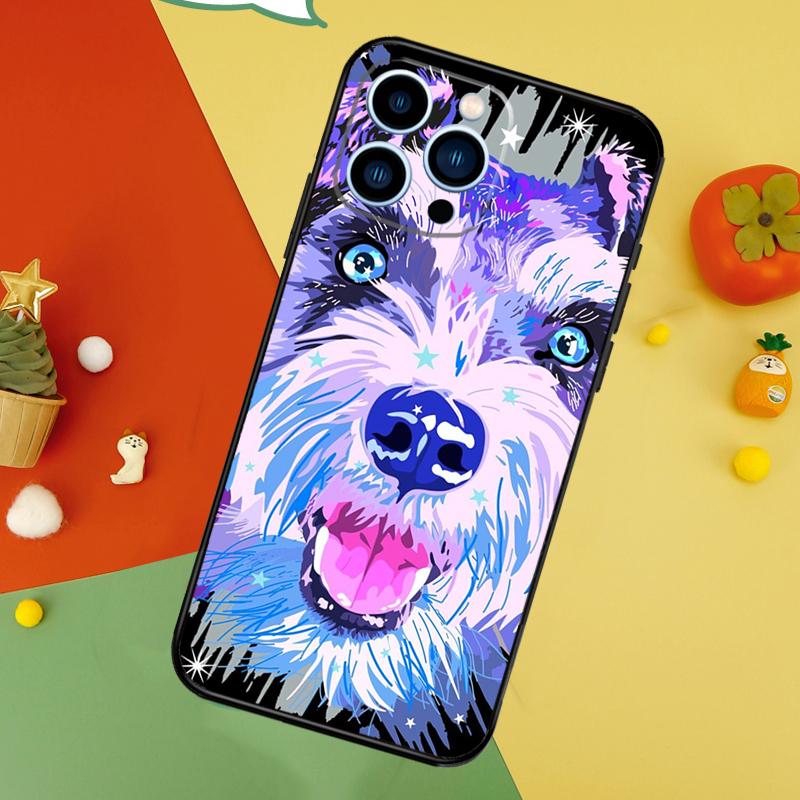 

Милые собаки Шнауцер Чехол для телефона Для iPhone 17 Pro Max 16 15 14 13 12 11 Pro Max Plus 12 13 Mini 16e 17 Air Чехол iPhone 12