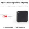Black White Telescopic Door Device Punch Free Telescopic Door Closing Device Non Punching Bold Wire Pull Sliding Door Device