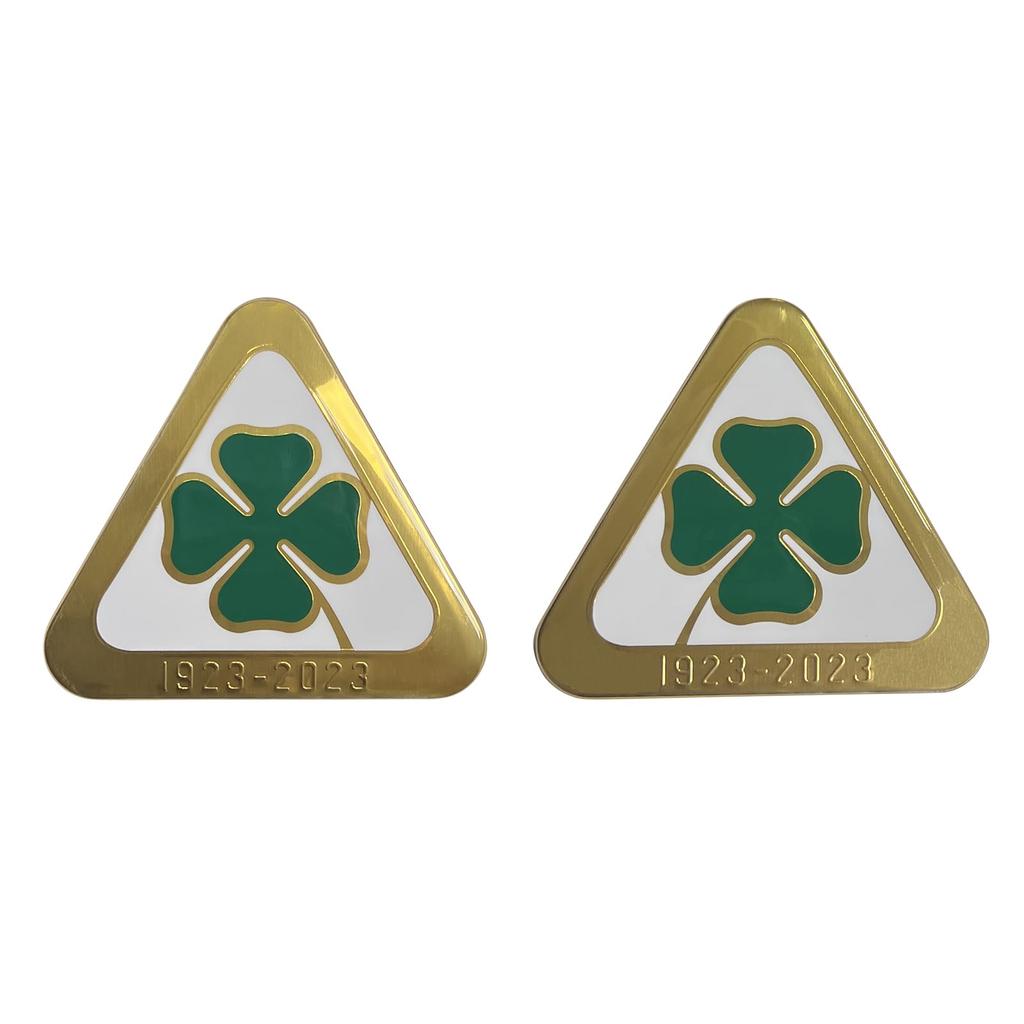 3D Sticker for Alfa Romeo 100th Anniversary Four Leaf Clover Logo Alfa Romeo Giulia