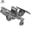 For APRILIA SR50 SR 50 MYCNC Motorcycle Adjustable Angle License Number Plate Frame Holder Bracket SR50MY LED Light