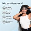 Be Bodywise Haarwachstums-Serum Roll-On - 3% Rosmarin, 3% Redensyl & 2% Biotin - Stimuliert Follikel Reduziert Haarausfall - 25ml