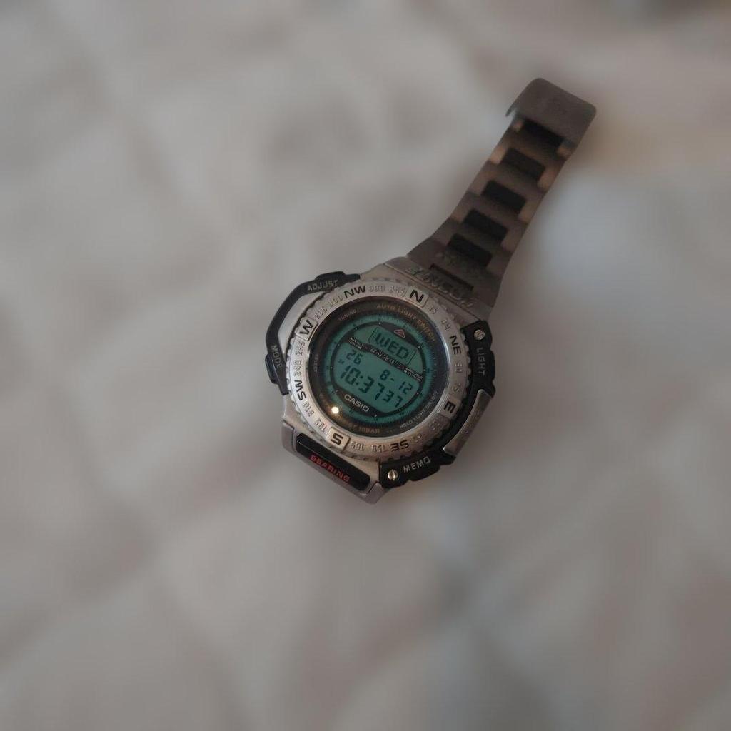 Used CASIO PRO TREK Digital Outdoor Watch Main Unit