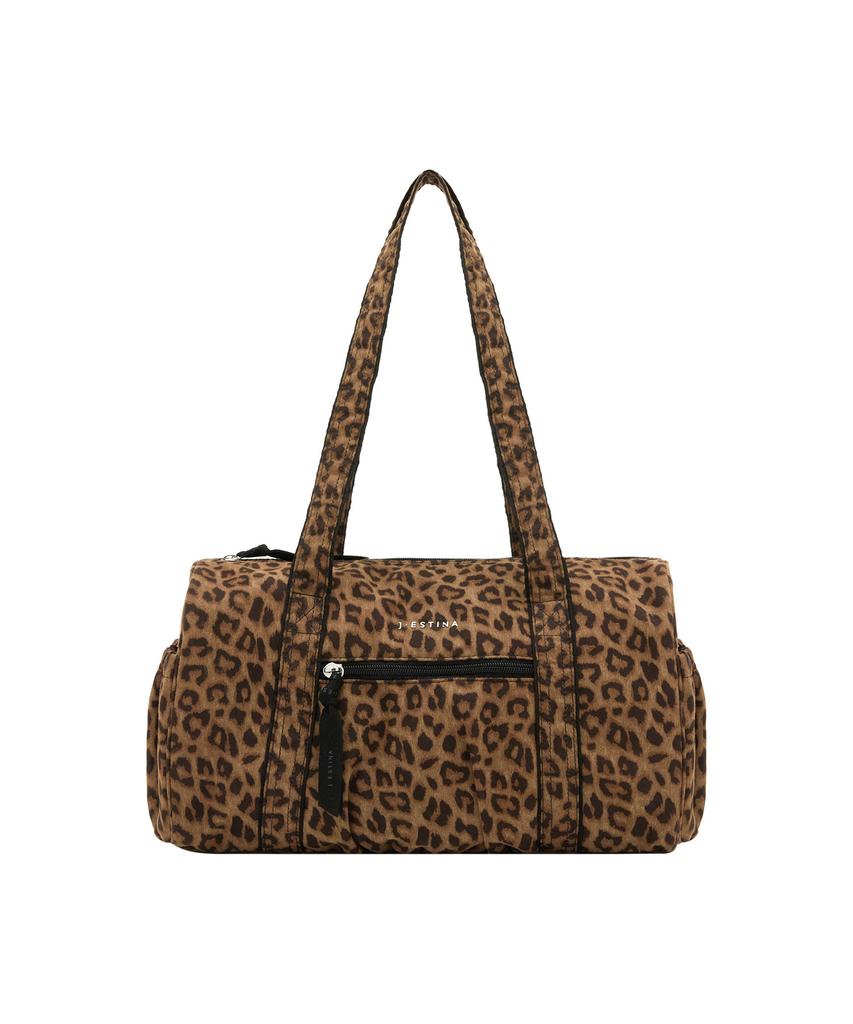 Jestina Ballo Leopard Md Boston Shoulder Br (Jhneha6Bf115Br260)