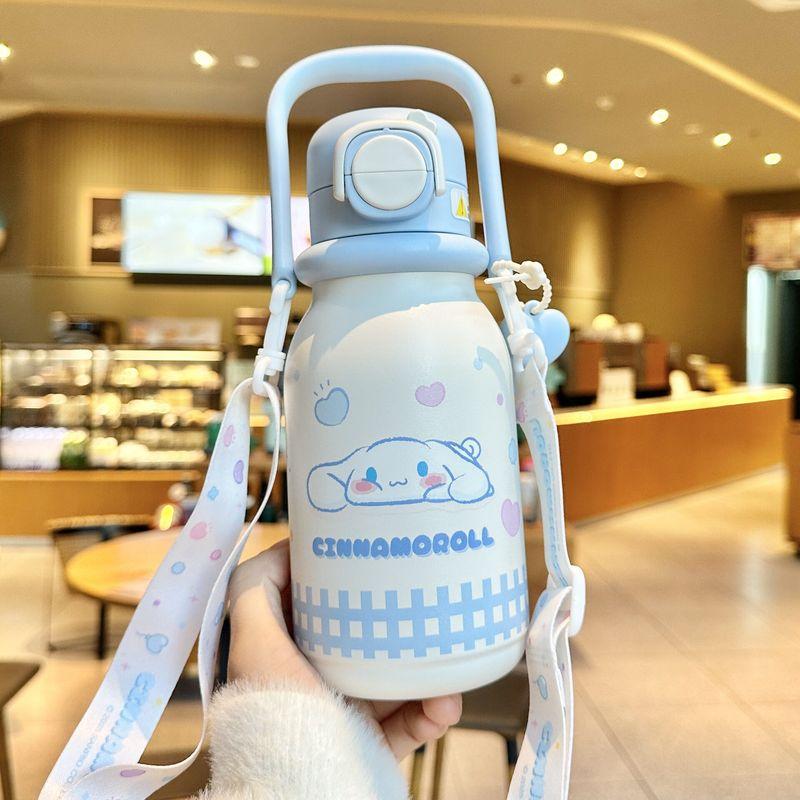 Sanrio Large-Capacity Thermos Cup 2026 New Model Ice Cup with High Aesthetic Value, Straw, Tea Brewing Cup, Birthday Gift