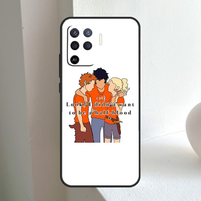 P-Percy Jackson Cartoon Phone Case For Oppo A60 A74 A94 A54 A18 A38 A58 A78 A98 A40 A80 A16 A76 A96 A15 A57S A17 A77