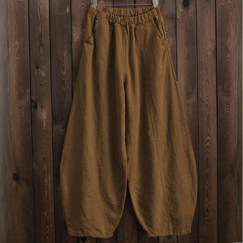 Women's Fashion Casual Solid Color Print Pants & Capris