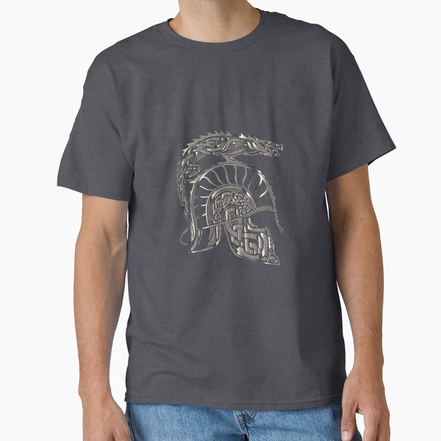 Spartan Warrior Helmet Ancient Greece This Is Sparta T Shirt for Men Large Size Adult Tops S-6XL