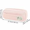 Pastel Color Pen Bag Double Layers Stationery Storage Bag Gift Pencil Pouch  Office