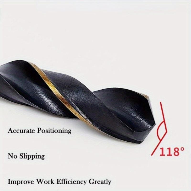 99Pcs Drill Bit Set Premium HSS Black Gold Coated Twist Drill Bits