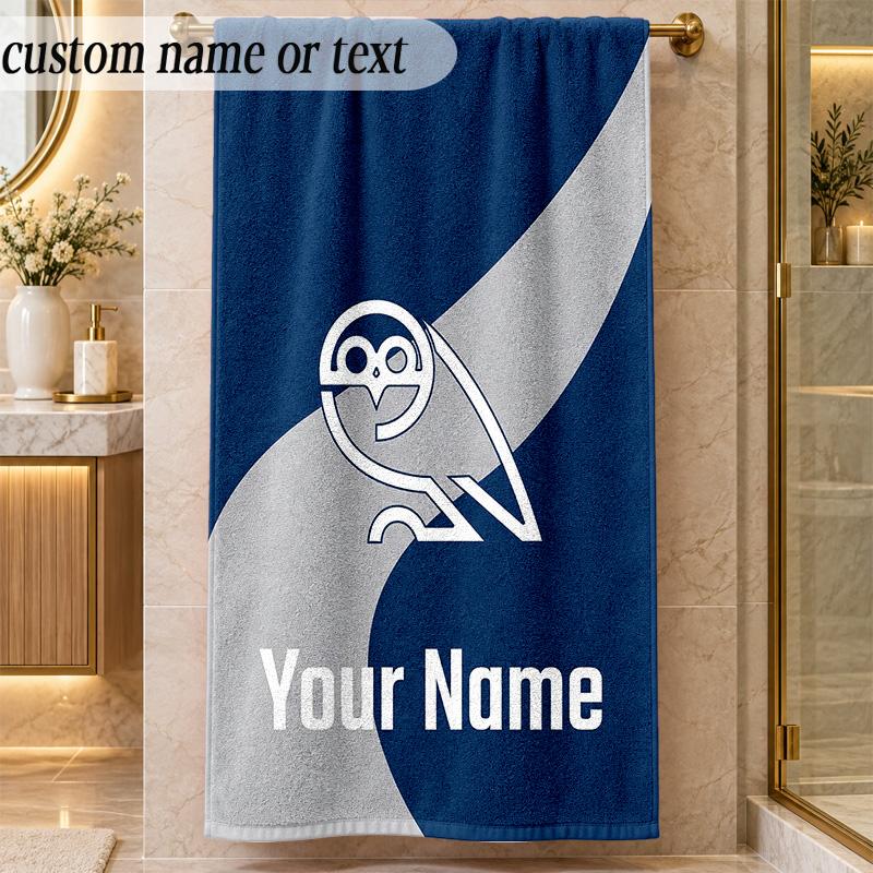 Beach TowelSheffield Wednesday FC Custom Name Text Personalized Soft Towel for Beach Pool Indoor Home Decor Gift