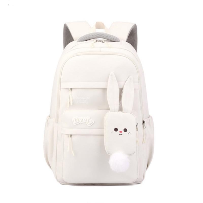 Cute Cartoon Teenager Girl Schoolbag Large Capacity Primary School Grades 3-6 Book Bag Simple Super Lightweight Junior High School Student Backpacks