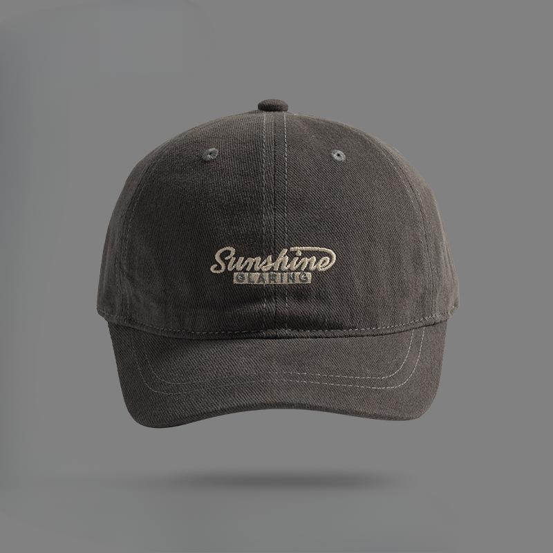 

Японская ретро мужская бейсболка уличная нишевая личность бейсболка с коротким козырьком большой обхват головы модная шляпа женская Adjustable