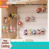 Transparent Acrylic Wall-Mounted Toy Display Shelf with Lid